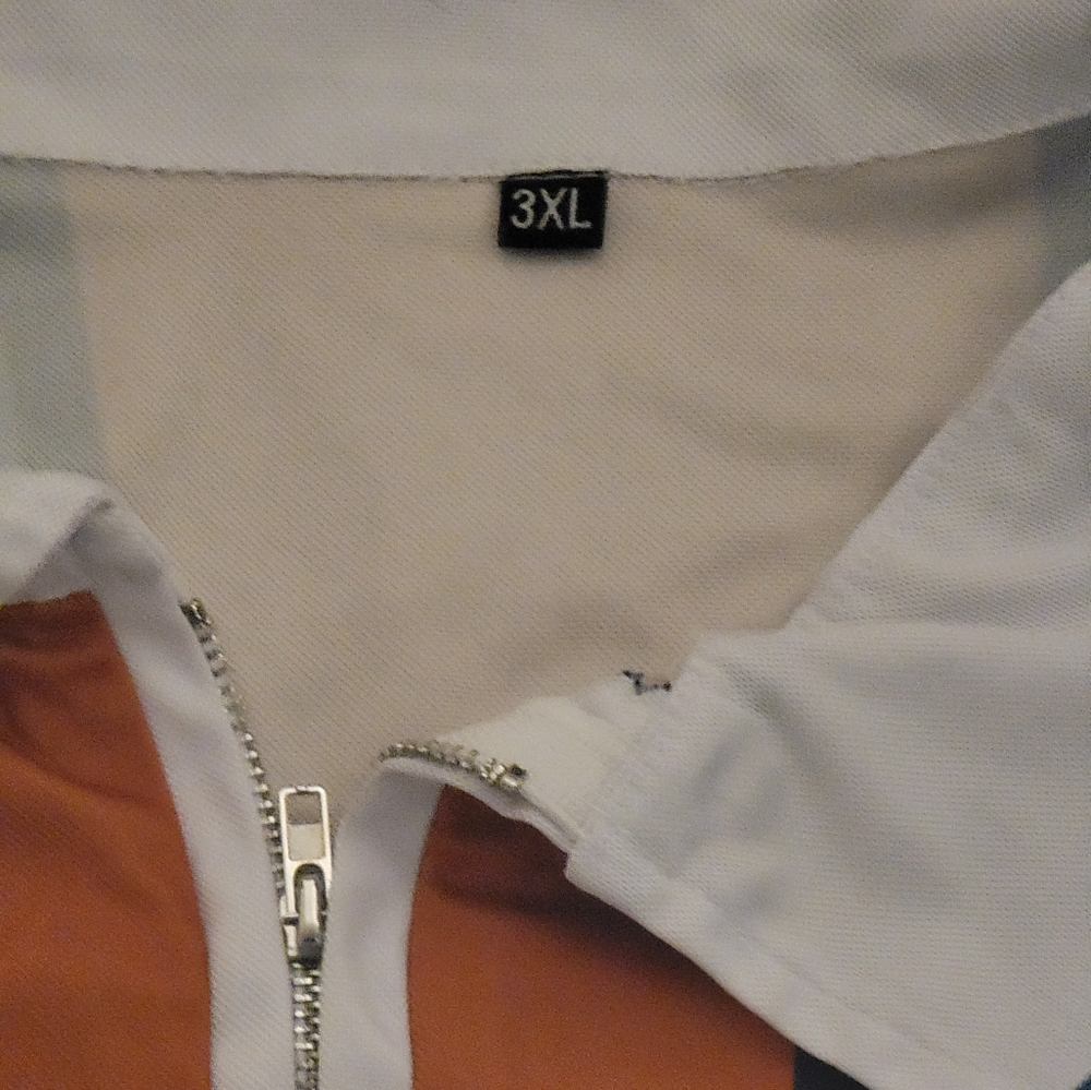 Blue and Orange Gulf Polo Shirt 3XL Vintage Retro Classic Timeless Racing - Picture 4 of 4